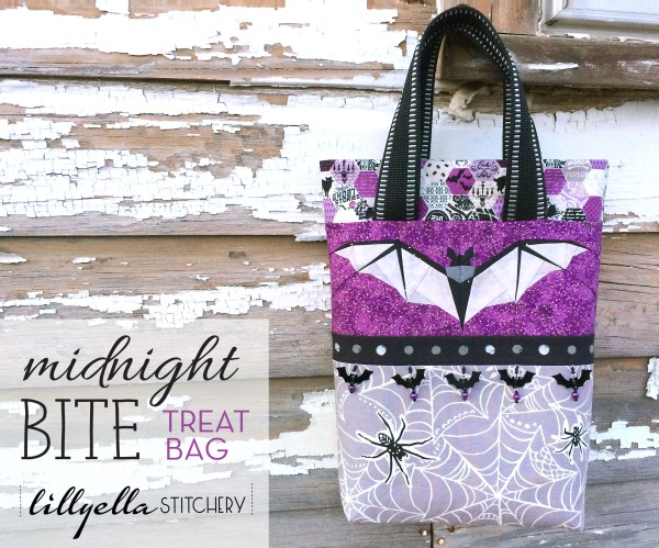 Midnight Bite Treat Bag Tutorial | lillyella stitchery